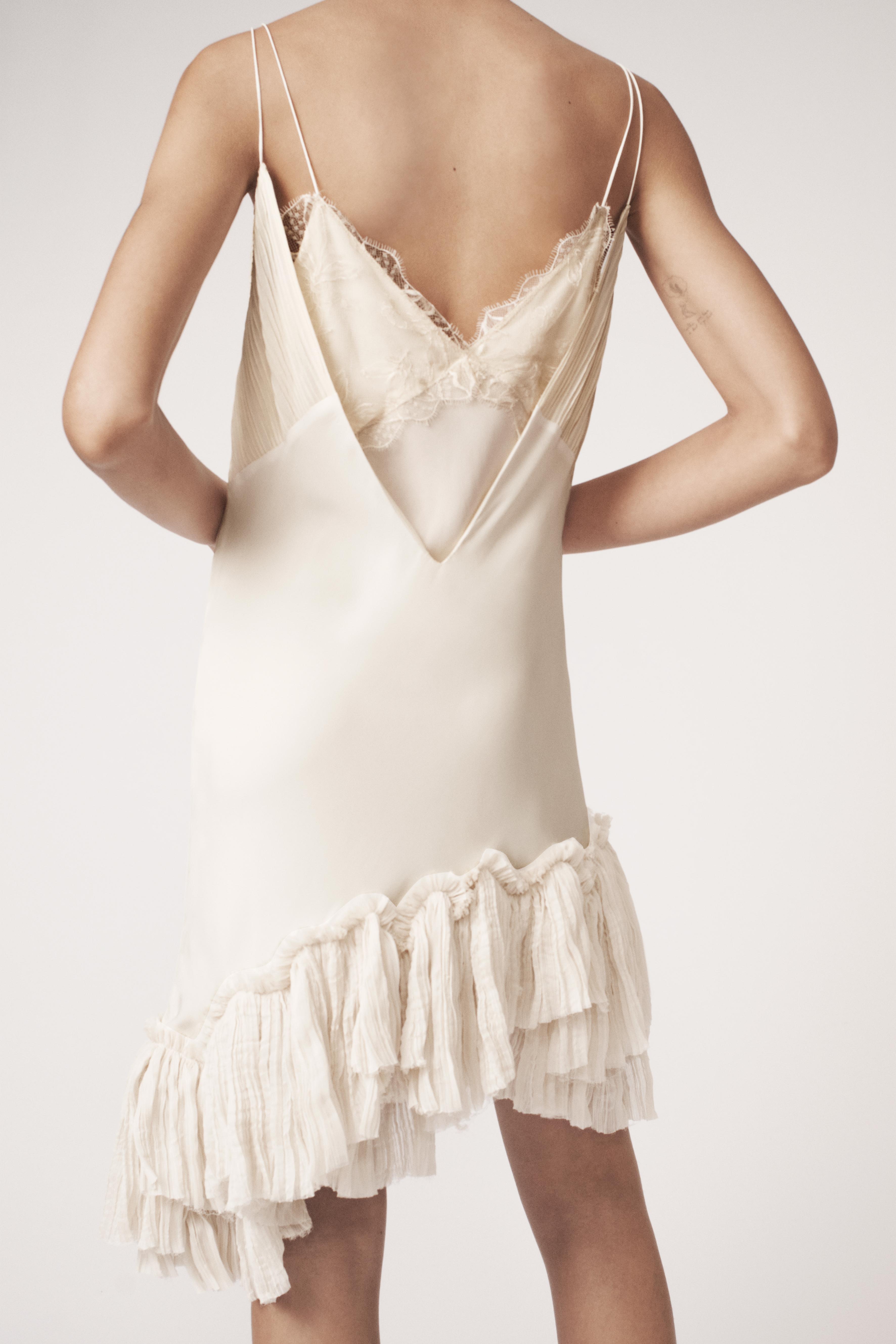 ASYMMETRIC RUFFLED DRESS - THE ITEM